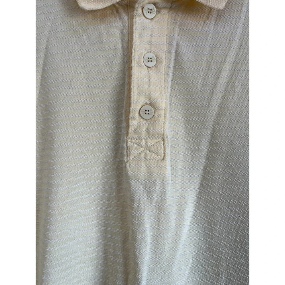 Adidas Polo Shirt Mens XXL Yellow Textured Short Sleeve Golf Preppy Casual